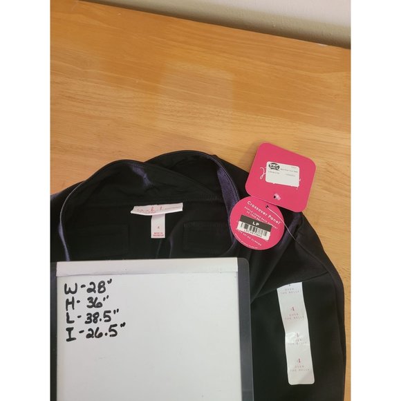 Women's Maternity Crossover Panel Ankle Skinny Trouser - Isabel Maternity by Ing - Picture 7 of 8